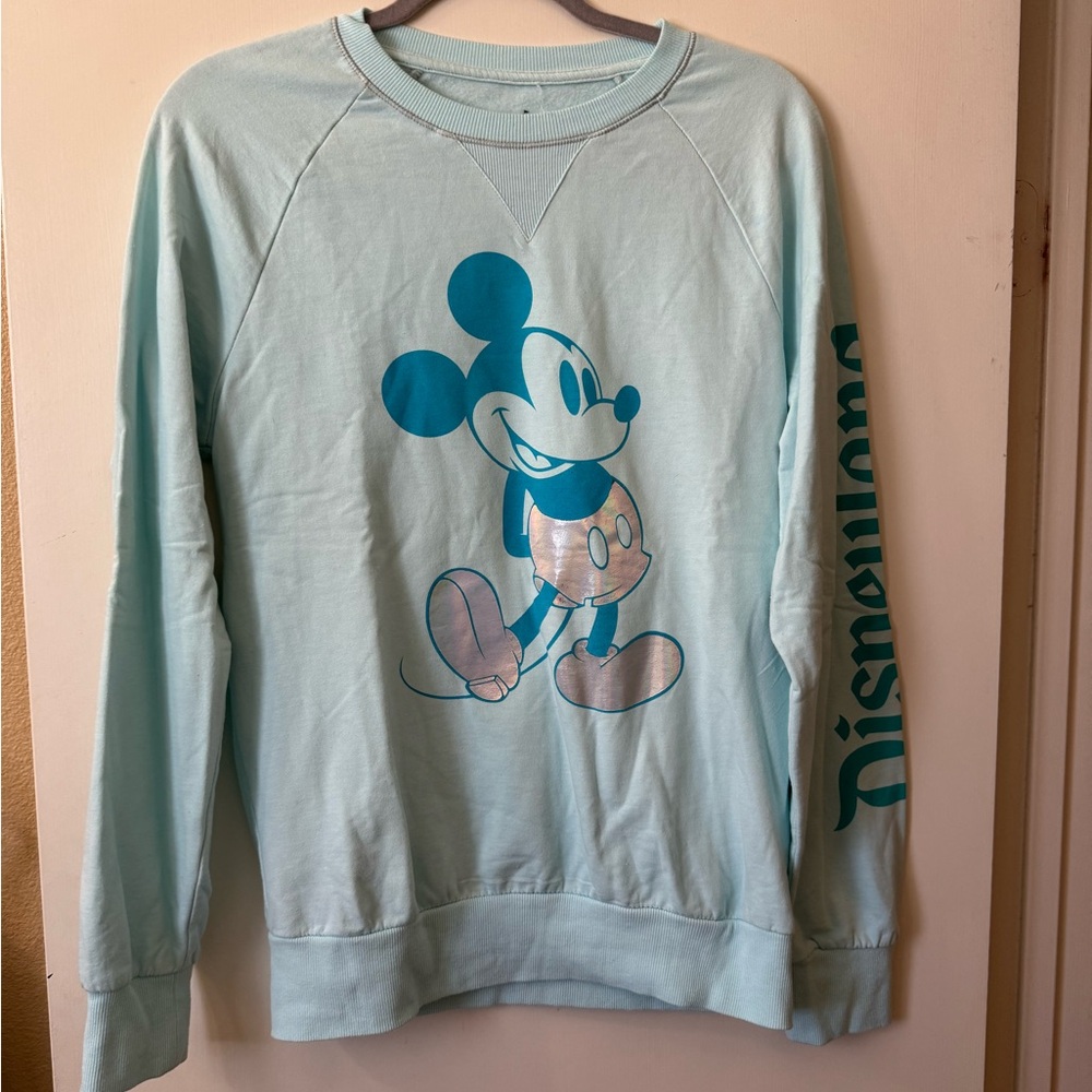 Light Blue Mickey Mouse Sweatshirt